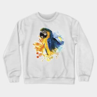 Tropical Parrot Crewneck Sweatshirt